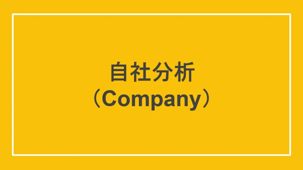 自社分析（Company）